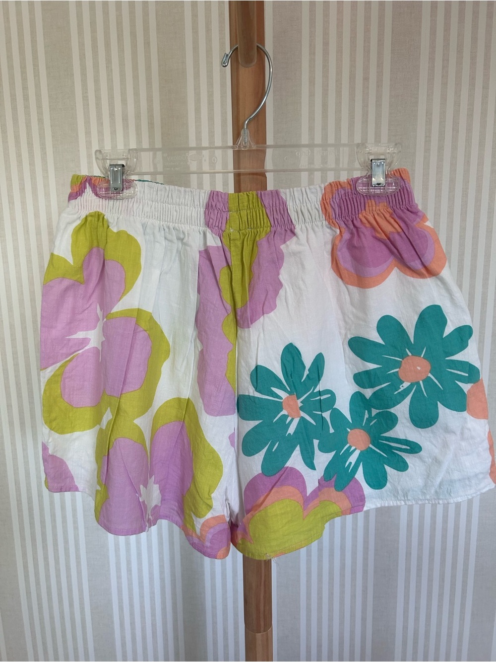SABO Seona Top and Shorts Matching Set Bubblegum Floral Tropical Print Size S/M - Picture 13 of 16
